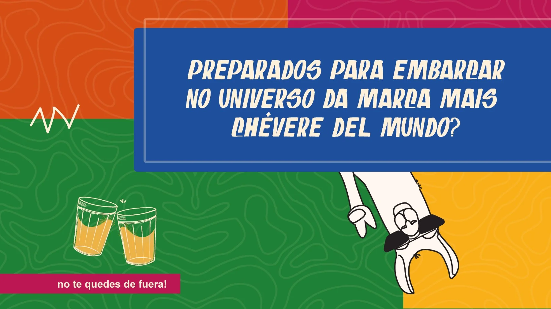 Chévere, página do guia de marca