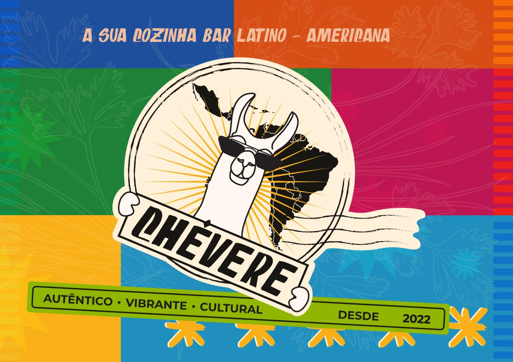 Chévere, capa da identidade visual