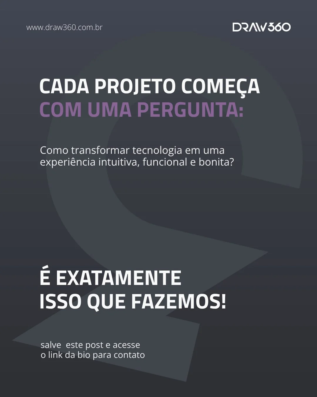 Draw 360, post de conteúdo 5