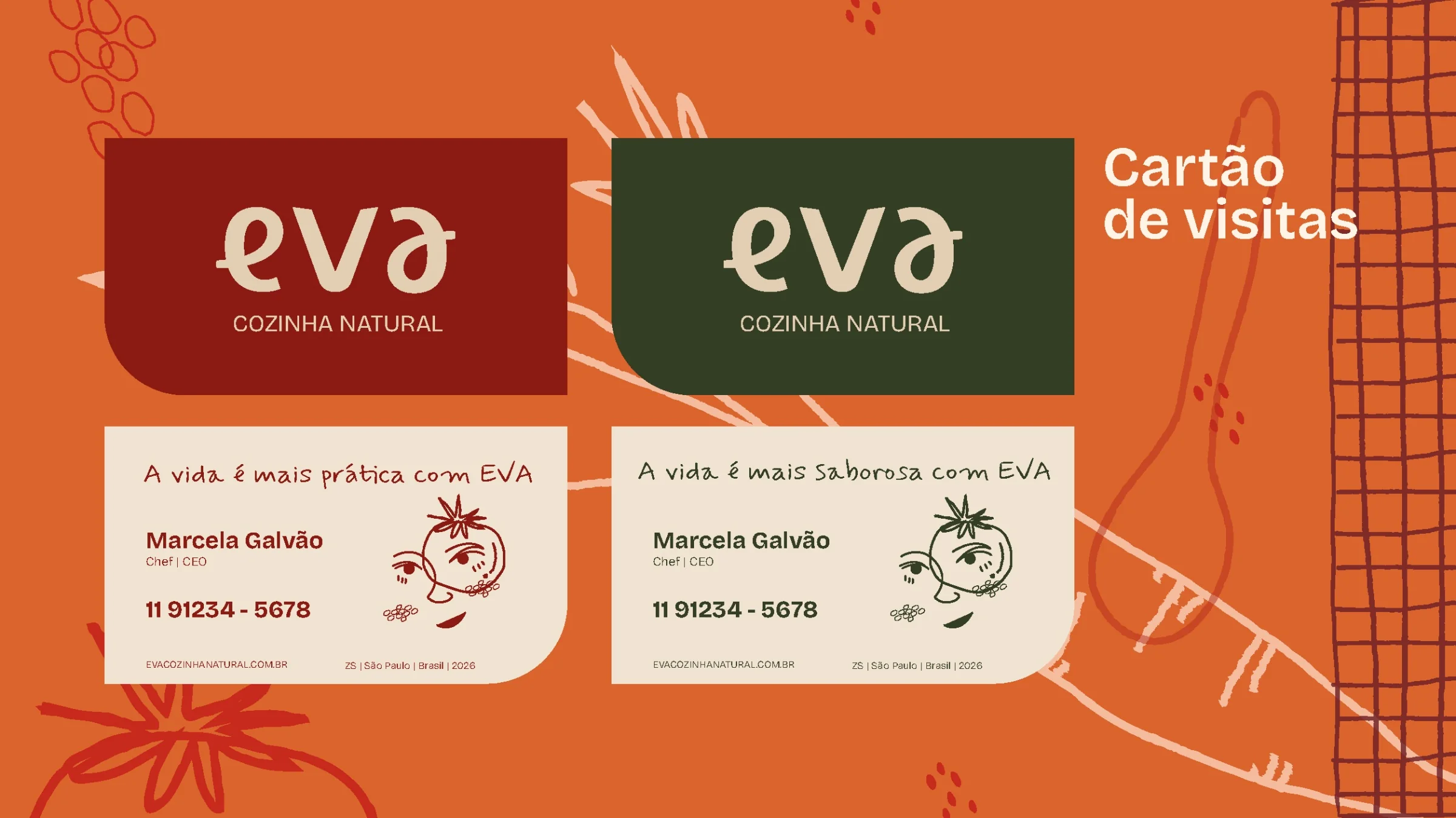 Eva, página do projeto de identidade