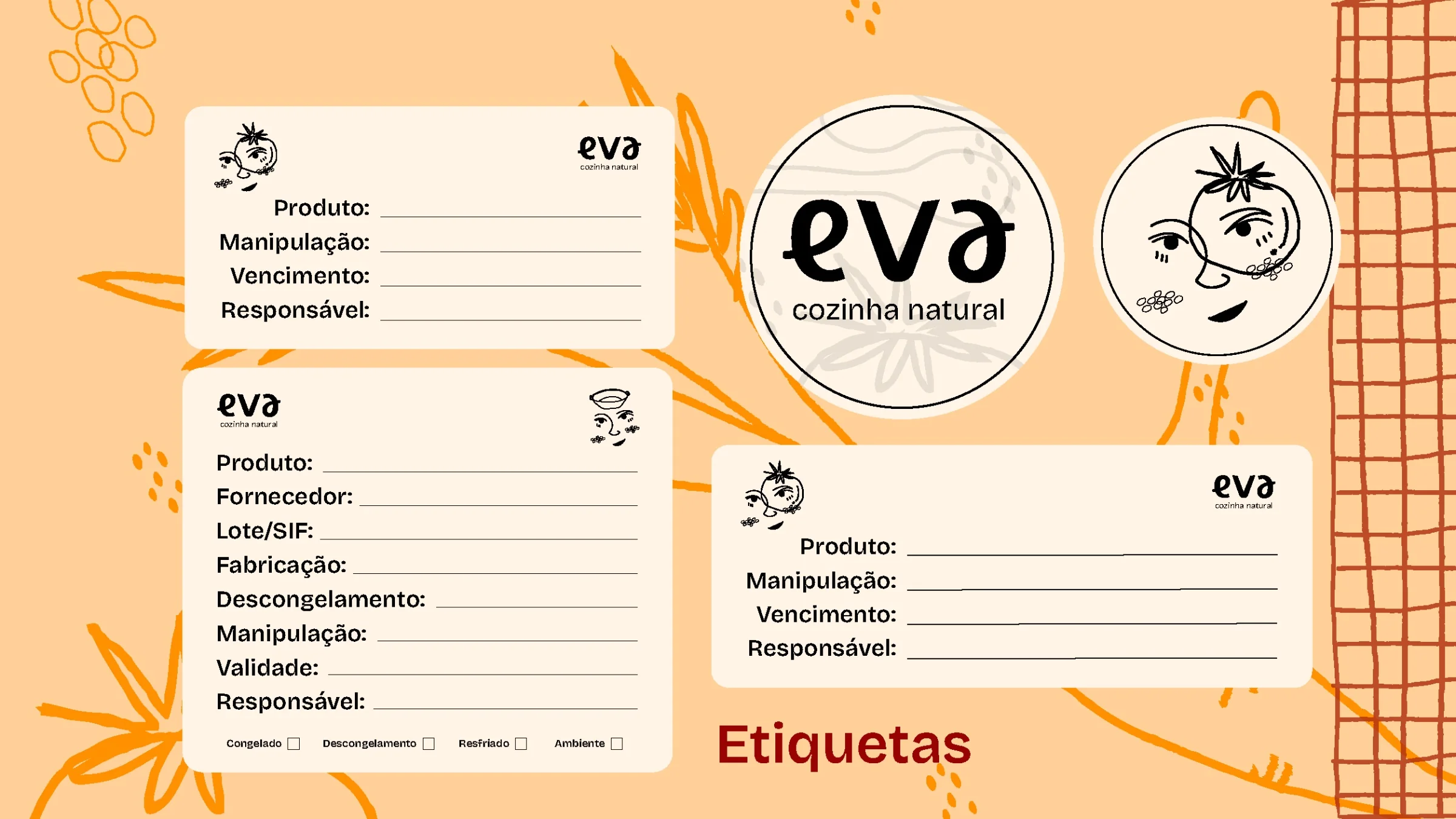Eva, página do projeto de identidade