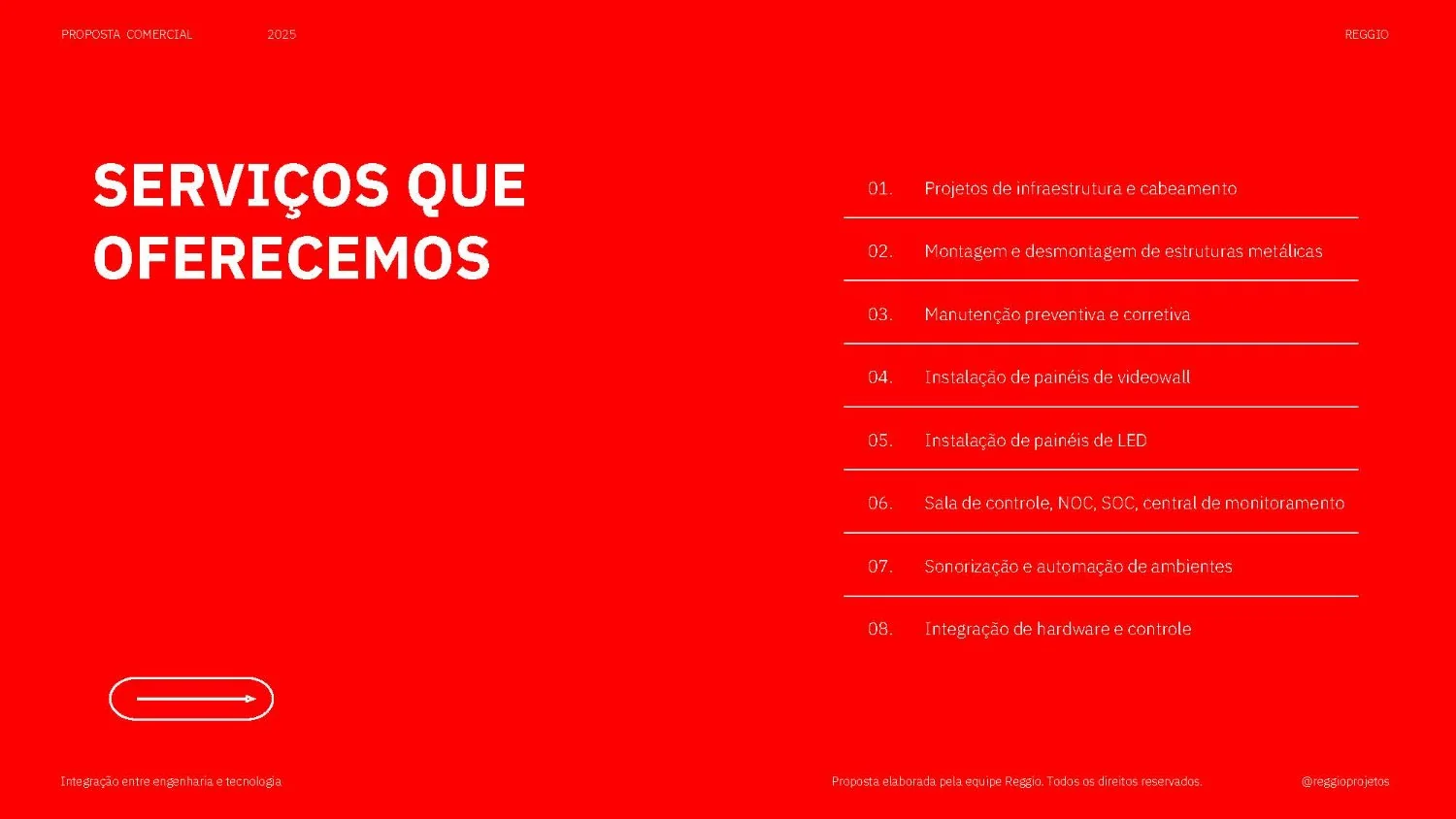 Reggio, proposta comercial, página 02