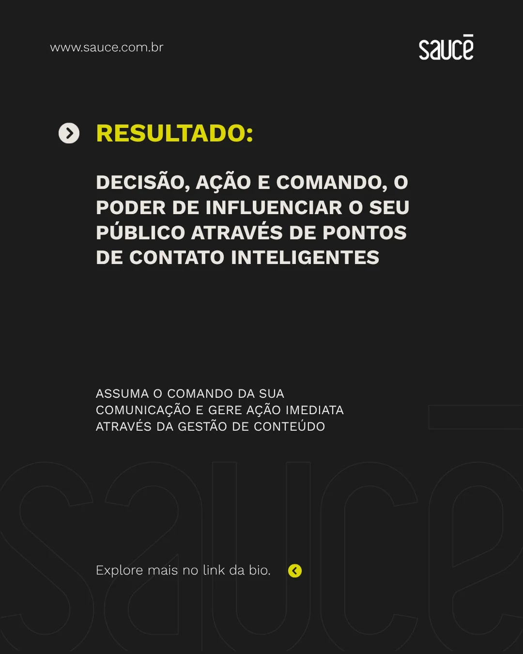 Sauce, post de conteúdo 5