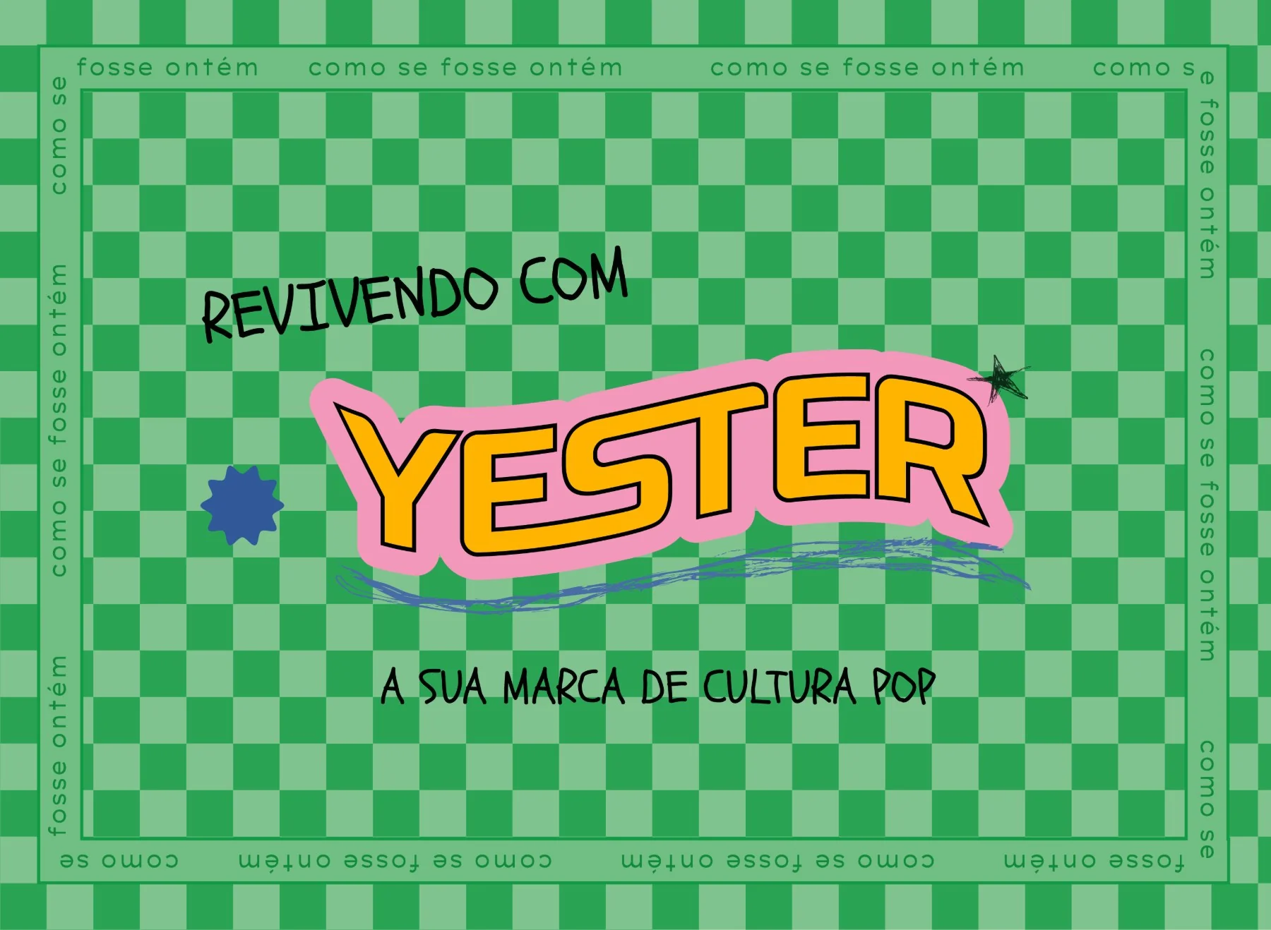 Yester, capa do case, revivendo com Yester